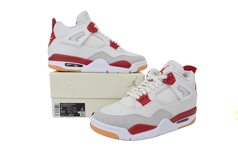 【EA5LR】SB白红 LJR版本乔丹4代 DR5415-106 Nike SB x Air Jordan 4 Retro SP 'Varsity Red'