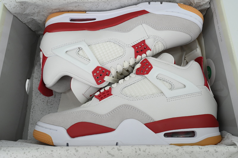【EA5LR】SB白红 LJR版本乔丹4代 DR5415-106 Nike SB x Air Jordan 4 Retro SP 'Varsity Red'