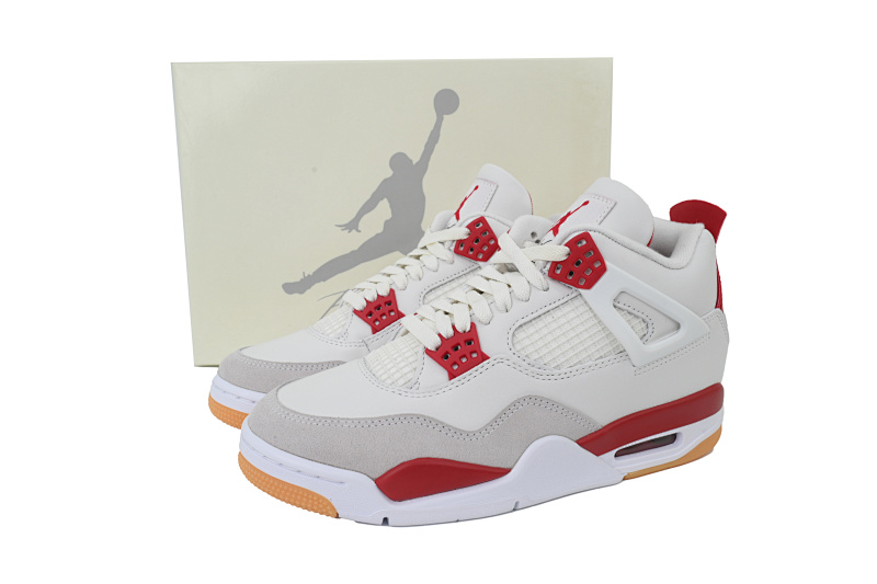 【EA5LR】SB白红 LJR版本乔丹4代 DR5415-106 Nike SB x Air Jordan 4 Retro SP 'Varsity Red'