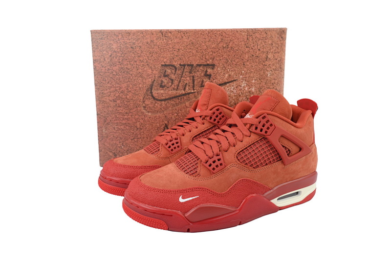 【EA5LR】红砖 LJR版本乔丹4代 HF4340-800 Nigel Sylvester x Air Jordan 4 Retro OG SP 'Brick By Brick'