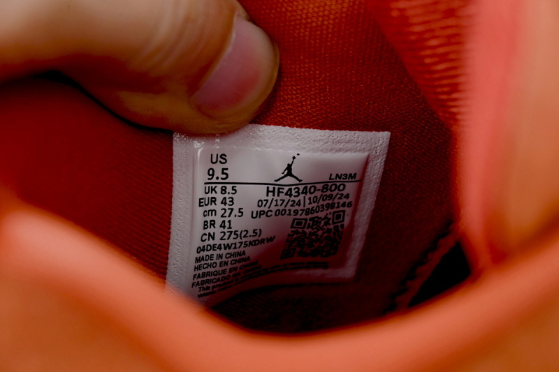 【EA5LR】红砖 LJR版本乔丹4代 HF4340-800 Nigel Sylvester x Air Jordan 4 Retro OG SP 'Brick By Brick'