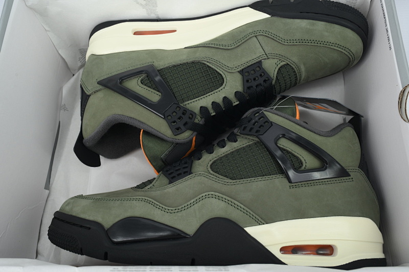 【EA5LR】2025复刻军绿 LJR版本乔丹4代  IB1519-200 Undefeated x Air Jordan 4 Retro