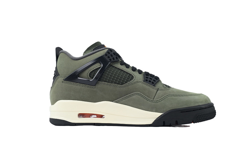 【EA5LR】2025复刻军绿 LJR版本乔丹4代  IB1519-200 Undefeated x Air Jordan 4 Retro