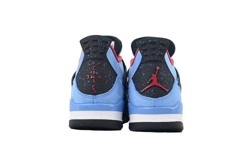 【EA5LR】TS蓝麂皮 LJR版本乔丹4代 308497-406 Air Jordan 4 Retro “Houston Oilers”