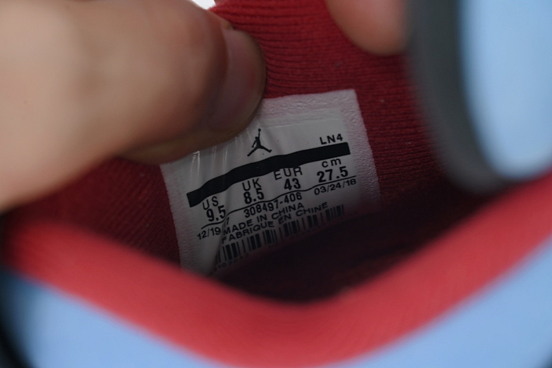 【EA5LR】TS蓝麂皮 LJR版本乔丹4代 308497-406 Air Jordan 4 Retro “Houston Oilers”
