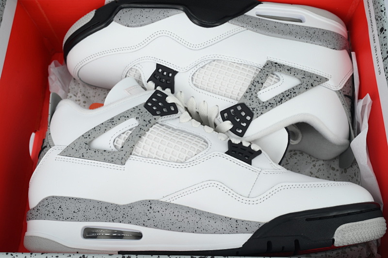 【EA5LR】复刻白水泥 LJR版本乔丹4代 FV5029-100 Air Jordan 4 Retro OG 'White Cement'