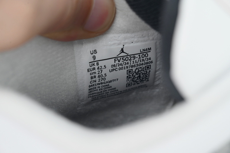【EA5LR】复刻白水泥 LJR版本乔丹4代 FV5029-100 Air Jordan 4 Retro OG 'White Cement'