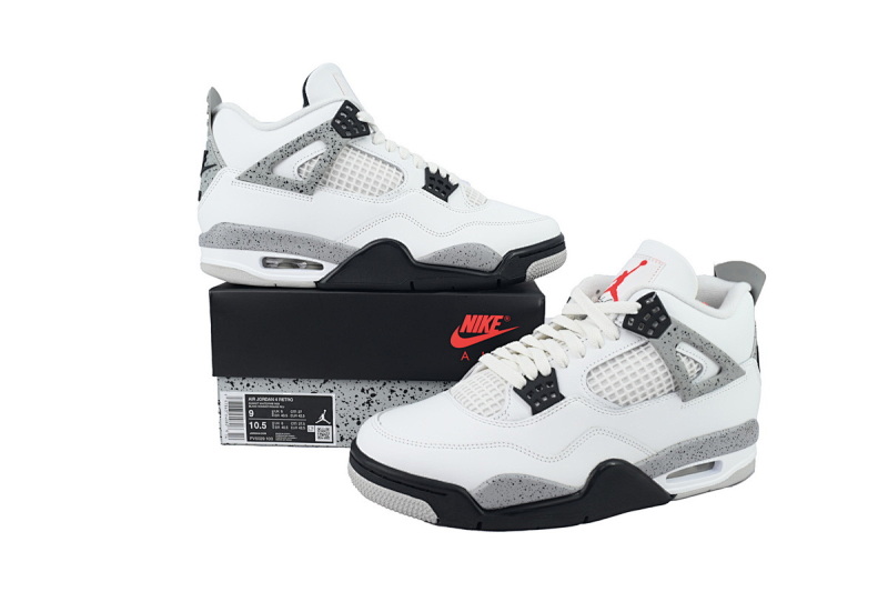 【EA5LR】复刻白水泥 LJR版本乔丹4代 FV5029-100 Air Jordan 4 Retro OG 'White Cement'