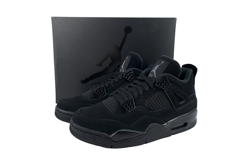 【EA5LR】黑猫 LJR版本乔丹4代 CU1110-010 Air Jordan 4 Retro Black Cat