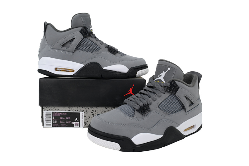 【EA5LR】酷灰 LJR版本乔丹4代 308497-007 Air Jordan 4 Retro Cool Grey