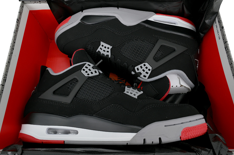 【EA5LR】黑红公牛 LJR版本乔丹4代 308497-060 Air Jordan 4 Retro Bred
