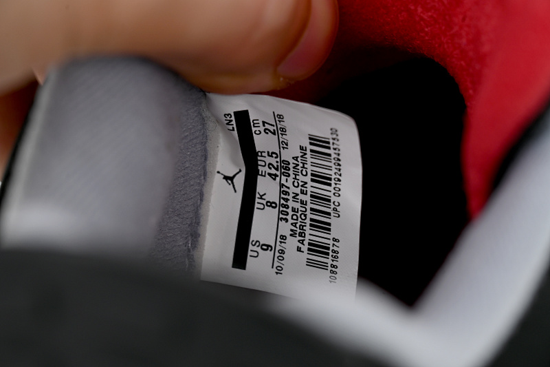 【EA5LR】黑红公牛 LJR版本乔丹4代 308497-060 Air Jordan 4 Retro Bred