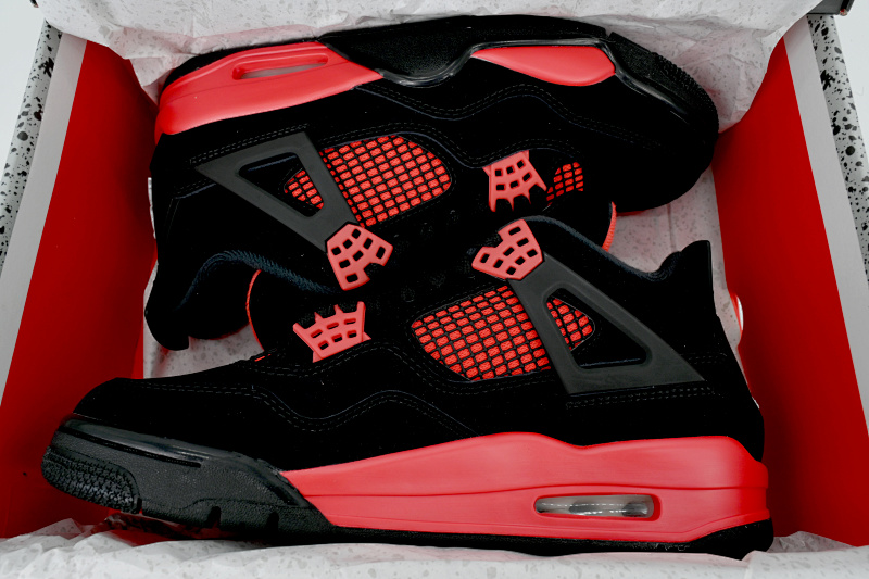 【EA5LR】黑红雷电 LJR版本乔丹4代 CT8527-016 Air Jordan 4 Retro Red Thunder