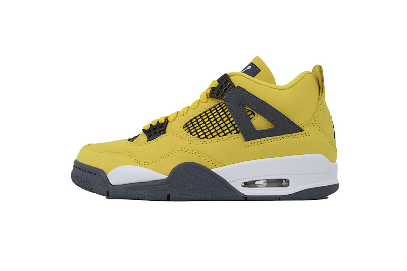 【EA5LR】白黄电母 LJR版本乔丹4代 CT8527-700 Air Jordan 4 Retro LS Lightning
