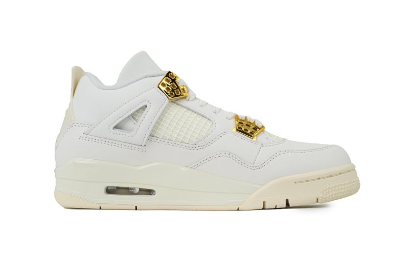【EA5LR】米金扣 LJR版本乔丹4代 AQ9129-170 Nike Air Jordan 4 WMNS "Sail"