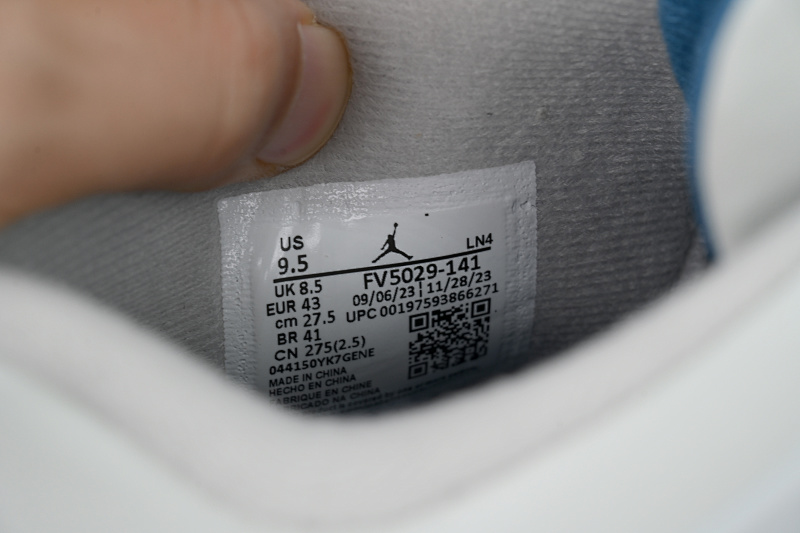 【EA5LR】复刻白蓝 LJR版本乔丹4代 FV5029-141 Air Jordan 4 "Military Blue"