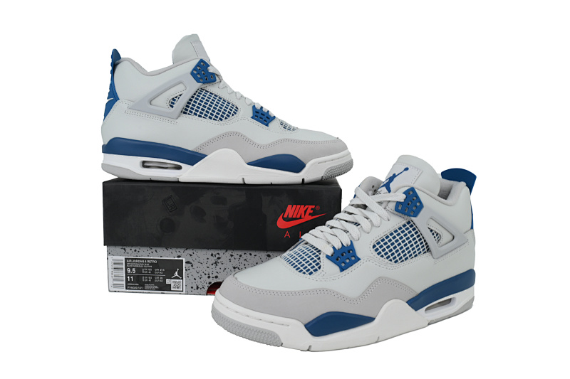 【EA5LR】复刻白蓝 LJR版本乔丹4代 FV5029-141 Air Jordan 4 "Military Blue"