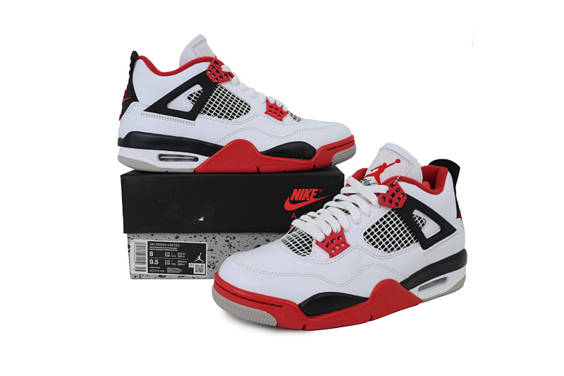 【EA5LR】火焰红 LJR版本乔丹4代  DC7770-160 Air Jordan 4 Fire Red