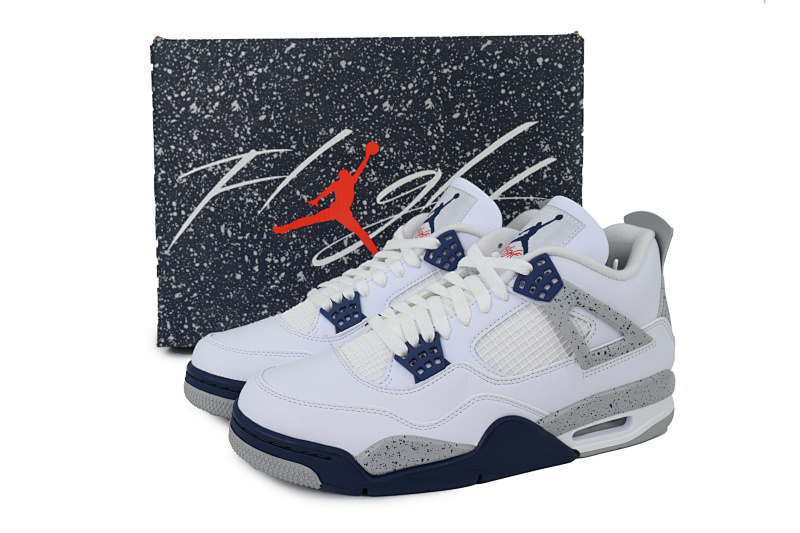【EA5LR】午夜蓝 LJR版本乔丹4代  DH6927-140 Air Jordan 4 Retro Midnight Navy