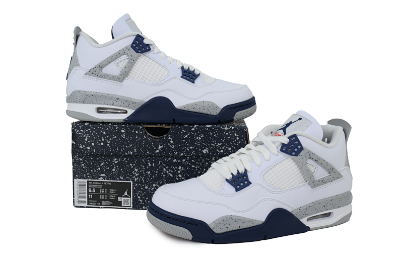 【EA5LR】午夜蓝 LJR版本乔丹4代  DH6927-140 Air Jordan 4 Retro Midnight Navy