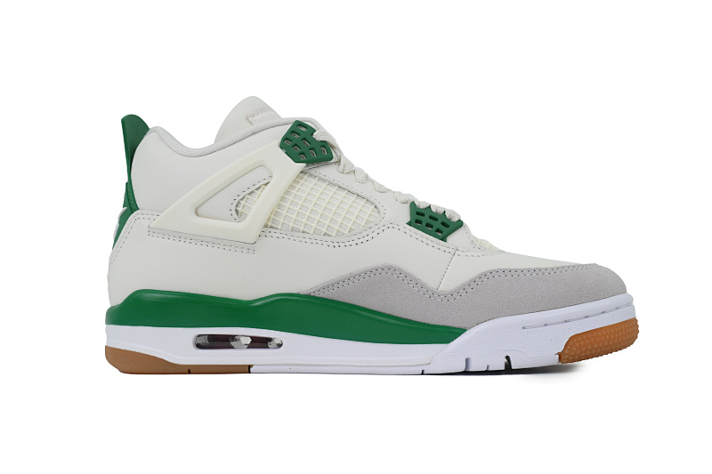 【EA5LR】SB白绿 LJR版本乔丹4代 DR5415-103 Nike SB x Air Jordan 4 “Pine Green”Calaite