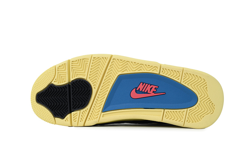【DA5KZ】-9UN联名黑蓝  KZ版乔丹4代篮球鞋 DC9533-001 Union LA x Air Jordan 4 Retro SP Off Noir Black