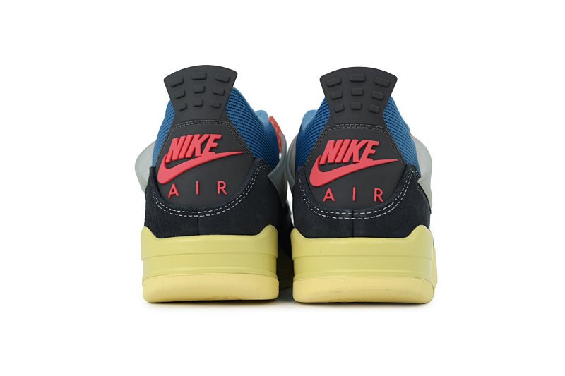 【DA5KZ】-9UN联名黑蓝  KZ版乔丹4代篮球鞋 DC9533-001 Union LA x Air Jordan 4 Retro SP Off Noir Black