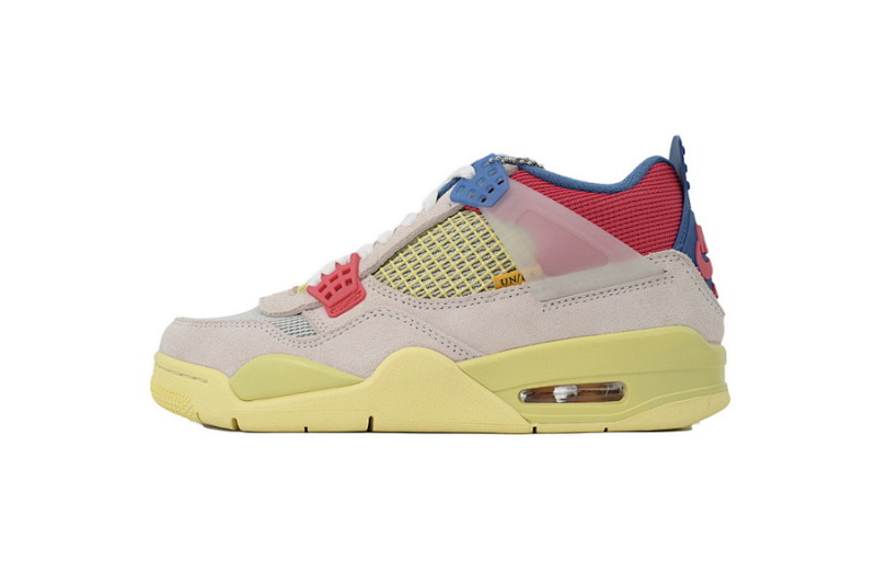 【DA5KZ】-8UN联名粉蓝  KZ版乔丹4代篮球鞋 DC9533-800 Union LA x Air Jordan 4 Retro“Guava Ice”