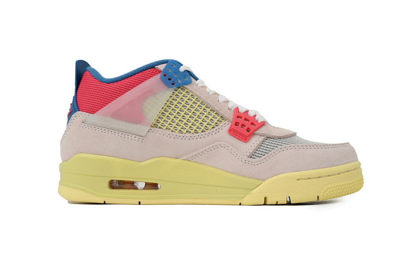 【DA5KZ】-8UN联名粉蓝  KZ版乔丹4代篮球鞋 DC9533-800 Union LA x Air Jordan 4 Retro“Guava Ice”