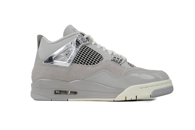 【CA9KZ】-30电镀银 KZ版乔丹4代篮球鞋 AQ9129-001 Air Jordan 4 WMNS “Frozen Moments”