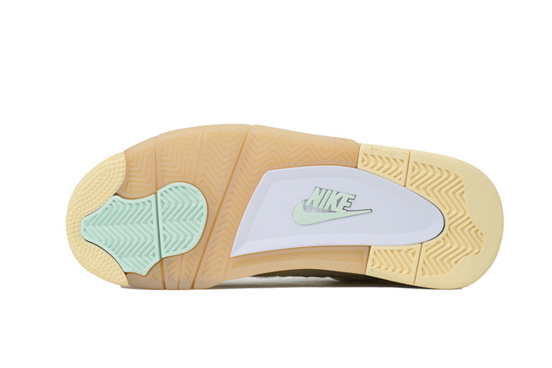 【CA9KZ】-5OW联名 KZ版乔丹4代篮球鞋  CV9388-100 OFF White x Air Jordan 4 Sail
