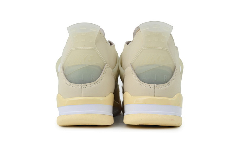 【CA9KZ】-5OW联名 KZ版乔丹4代篮球鞋  CV9388-100 OFF White x Air Jordan 4 Sail