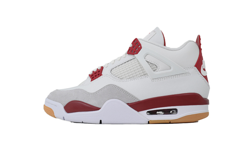 【DA5KZ】-55白红  KZ版乔丹4代篮球鞋 DR5415-106 Nike SB x Air Jordan 4 Retro SP 'Varsity Red'
