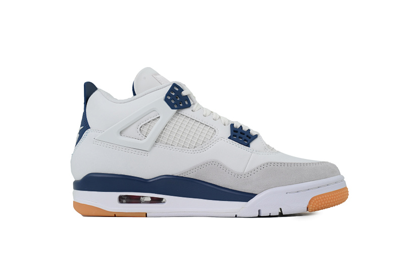 【CA5KZ】-53白宝蓝 KZ版乔丹4代篮球鞋 DR5415-100 Nike SB x Air Jordan 4 Retro SP 'Navy'