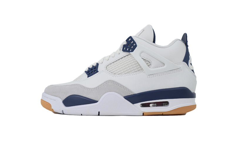 【CA5KZ】-53白宝蓝 KZ版乔丹4代篮球鞋 DR5415-100 Nike SB x Air Jordan 4 Retro SP 'Navy'