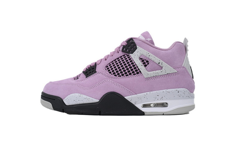 【CA5KZ】-49粉黑 KZ版乔丹4代篮球鞋 AQ9129-501 Air Jordan 4 Orchid