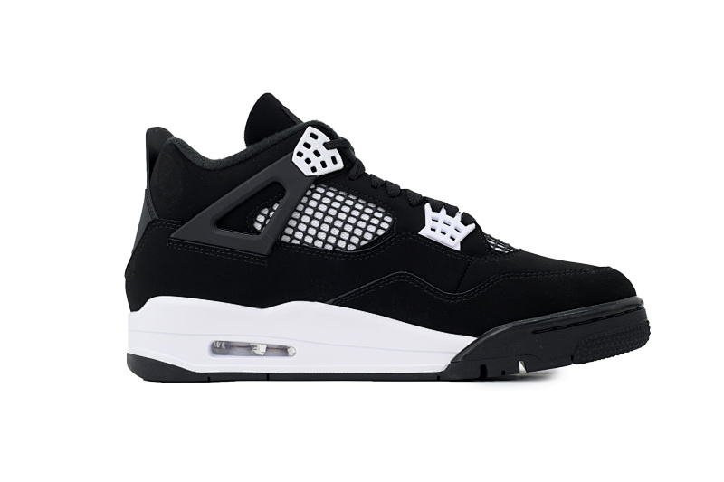 【CA5KZ】-45黑白雷公  KZ版乔丹4代篮球鞋  FQ8138-001 Air Jordan 4 Retro “White Thunder”