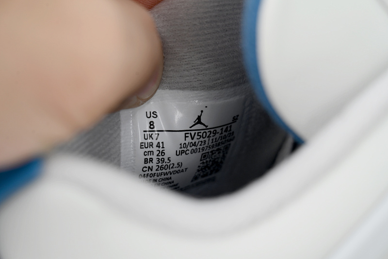 【CA5KZ】-41白蓝 KZ版乔丹4代篮球鞋  FV5029-141 Air Jordan 4 "Military Blue"