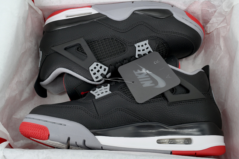 【CA5KZ】-31黑公牛复刻  KZ版乔丹4代篮球鞋  FV5029-006 Air Jordan 4 "Bred Reimagined"