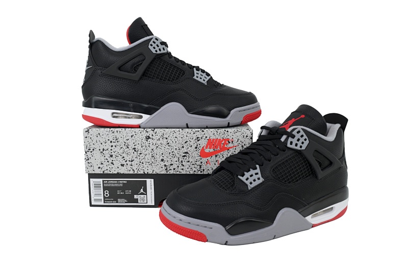 【CA5KZ】-31黑公牛复刻  KZ版乔丹4代篮球鞋  FV5029-006 Air Jordan 4 "Bred Reimagined"