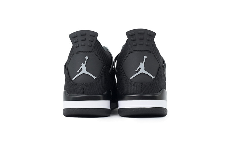 【CA5KZ】-24小阿姆 KZ版乔丹4代篮球鞋 DH7138-006 Air Jordan 4 Retro Black Canvas