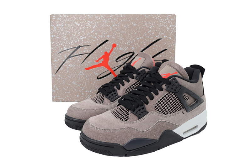 【CA5KZ】-21黑棕摩卡 KZ版乔丹4代篮球鞋  DB0732-200 Air Jordan 4 Retro Taupe Haze