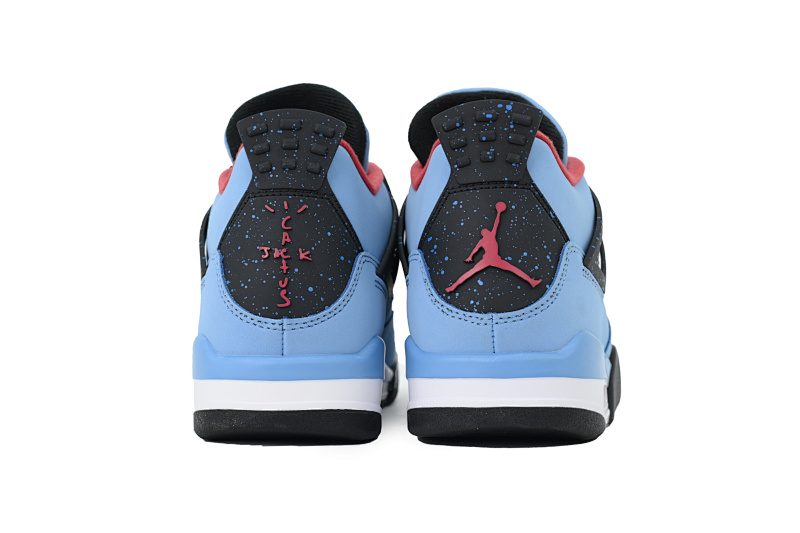 【CA5KZ】-15TS联名冰蓝 KZ版乔丹4代篮球鞋 308497-406 Air Jordan 4 Retro Houston Oilers