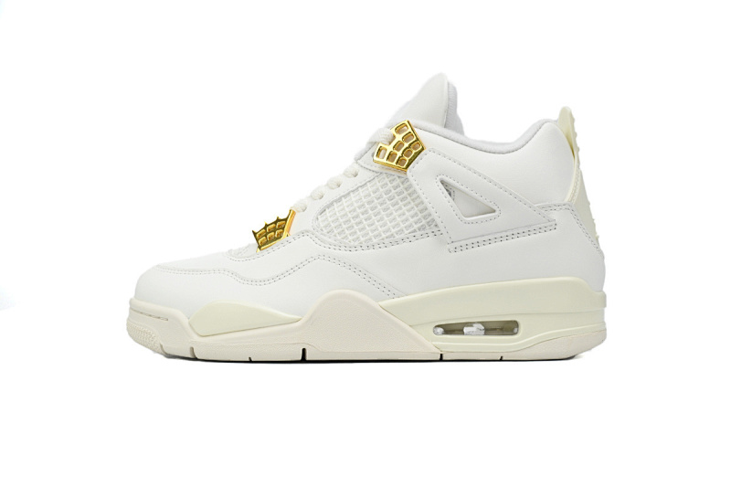【BA1KZ】-40白金  KZ版乔丹4代篮球鞋 AQ9129-170 Nike Air Jordan 4 WMNS "Sail"