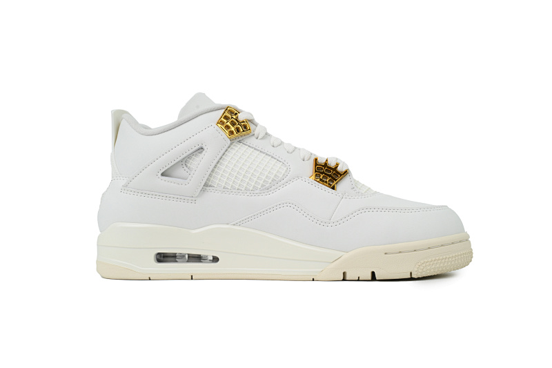 【BA1KZ】-40白金  KZ版乔丹4代篮球鞋 AQ9129-170 Nike Air Jordan 4 WMNS "Sail"