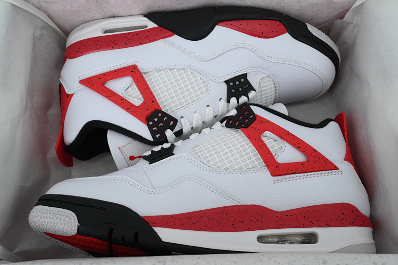 【BA1KZ】-27红水泥 KZ版乔丹4代篮球鞋 DH6927-161 Air Jordan 4 “Red Cement”