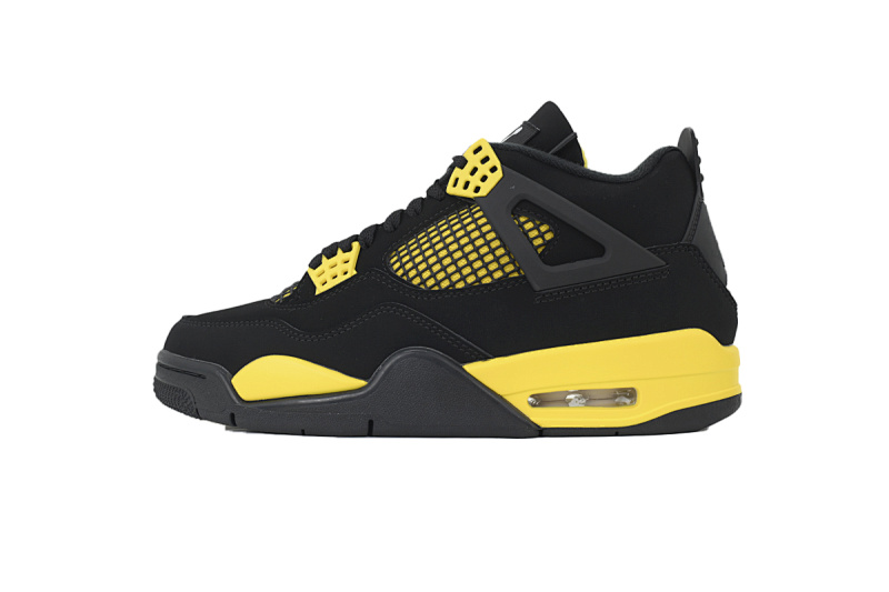 【BA1KZ】-26黑黄雷公 KZ版乔丹4代篮球鞋 DH6927-017 Air Jordan 4 Thunder