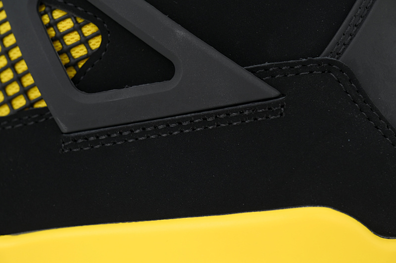 【BA1KZ】-26黑黄雷公 KZ版乔丹4代篮球鞋 DH6927-017 Air Jordan 4 Thunder