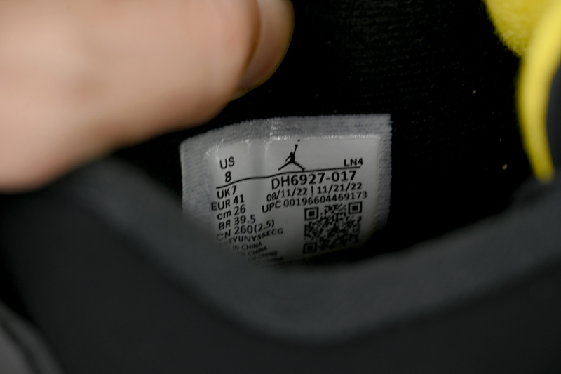 【BA1KZ】-26黑黄雷公 KZ版乔丹4代篮球鞋 DH6927-017 Air Jordan 4 Thunder