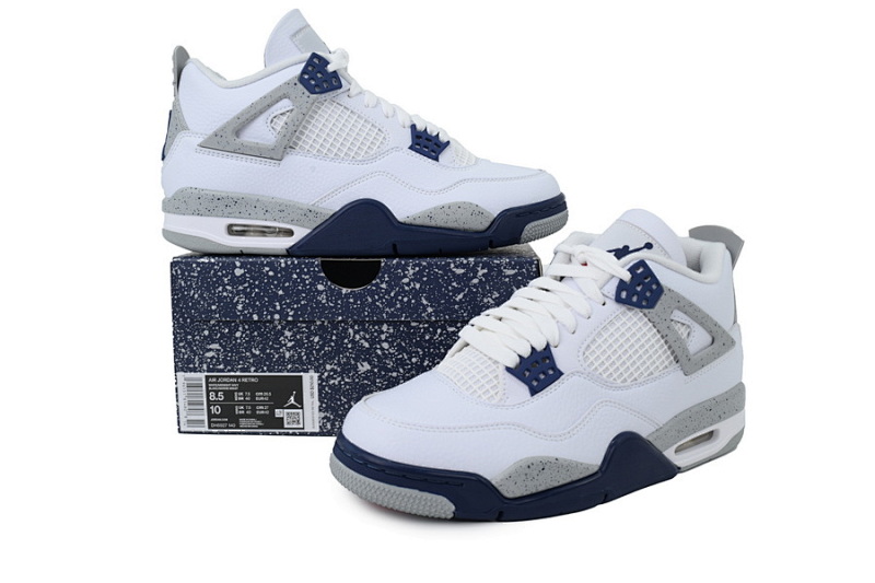 【BA1KZ】-20午夜蓝 KZ版乔丹4代篮球鞋  DH6927-140 Air Jordan 4 Retro Midnight Navy